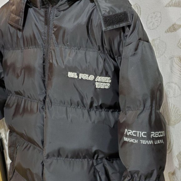 Vintage US POLO ASSN. Men’s Hooded Jacket Arctic R - Picture 3 of 5